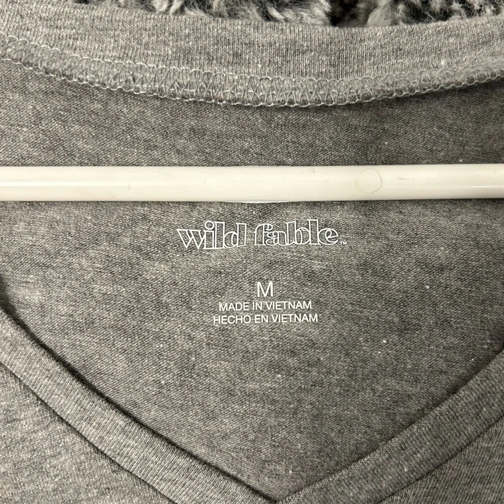 Grey cropped t-shirt - Picture 3 of 4